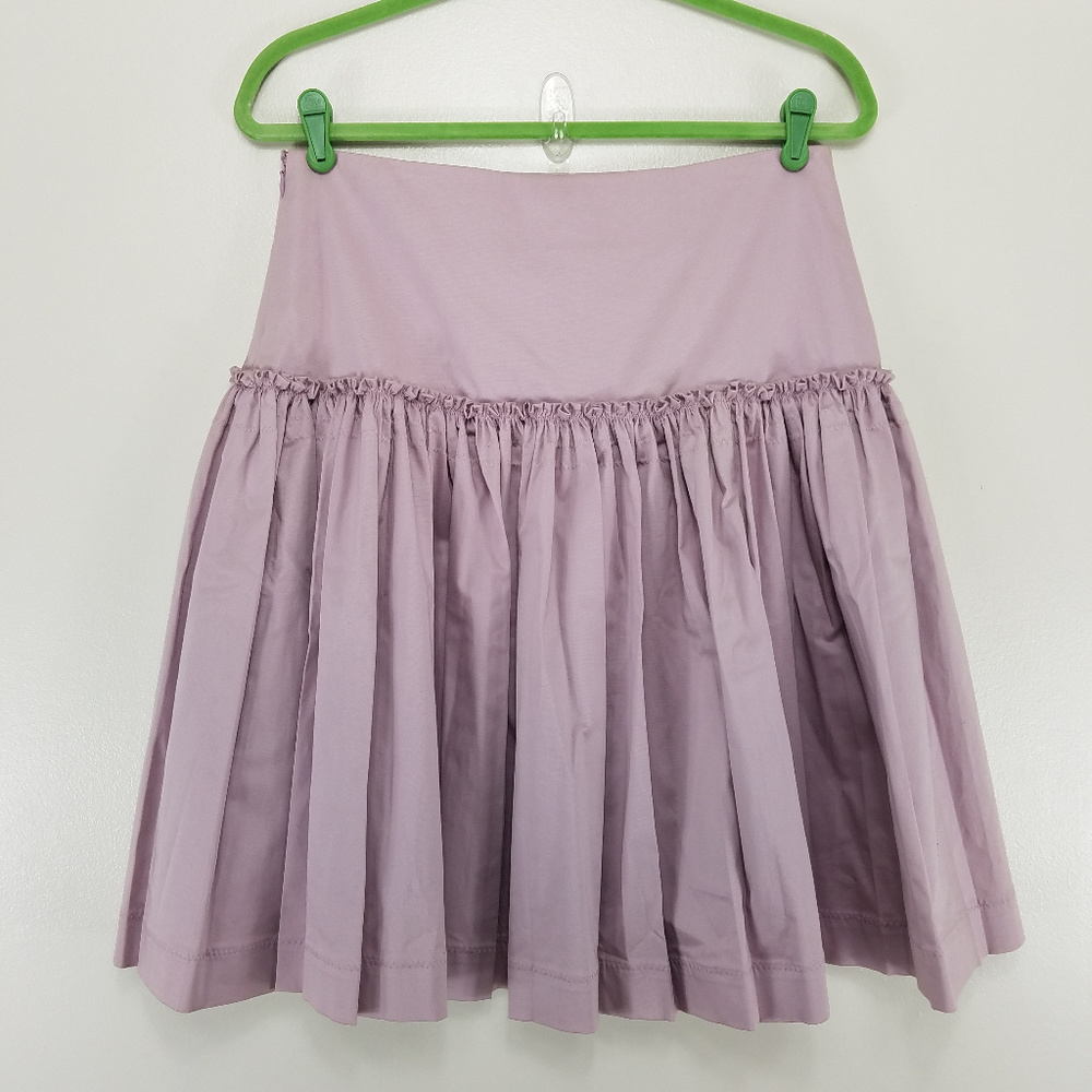 Elevenses Size 6 Skirt Pleated Drop Waist Lavender_2